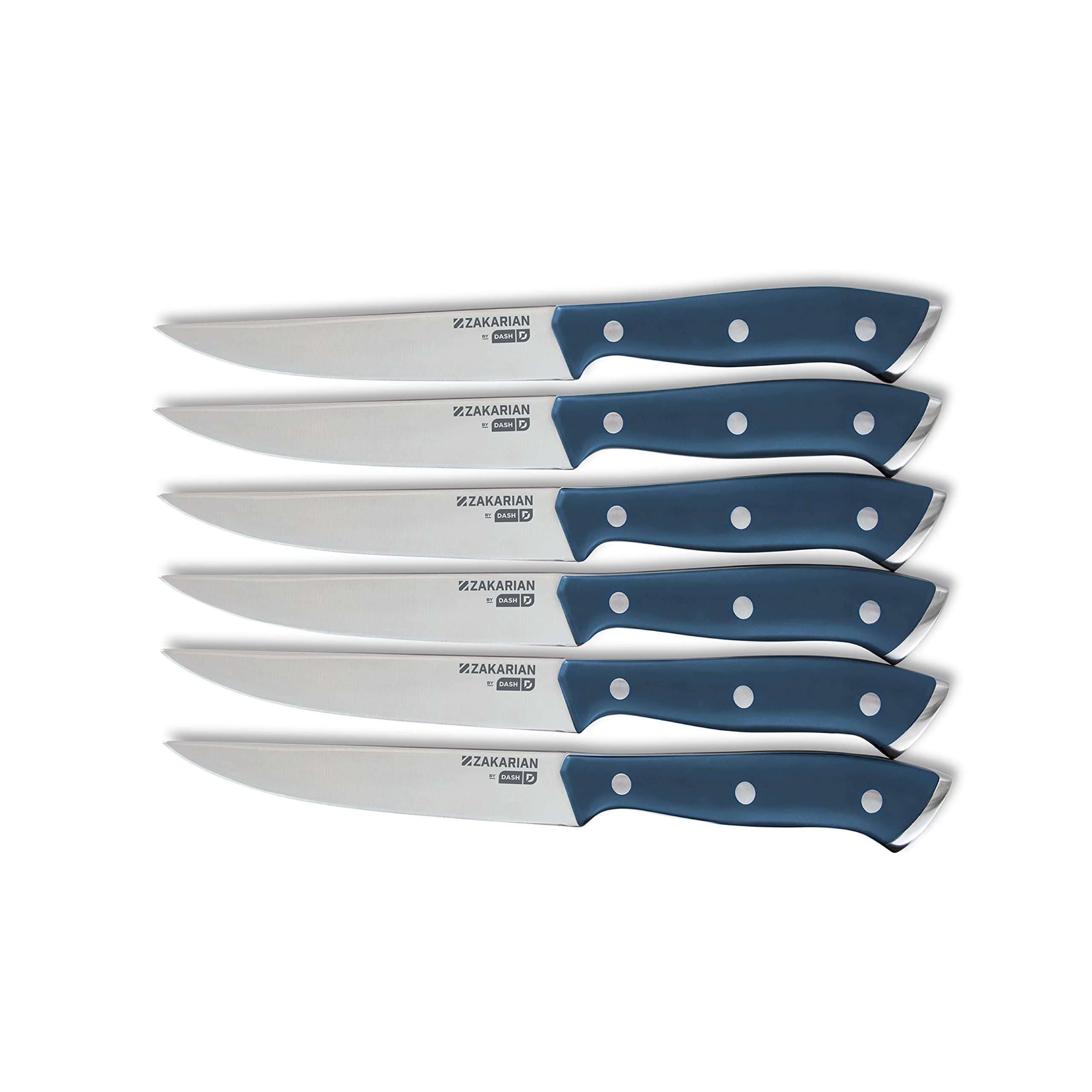 Amazon.com: DASH Zakarian 6-Piece Steak Knife Set, Non-Serrated